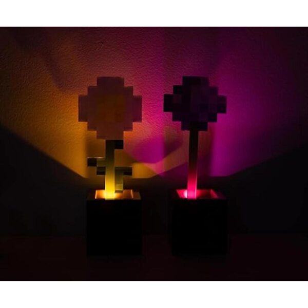 Minecraft Daisy and Allium Juego de 2 luces de estado de
