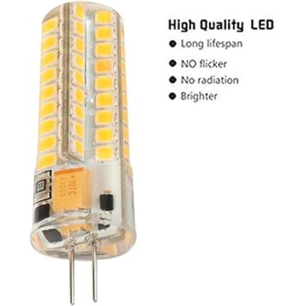 Ukey U G4 Bombilla LED 3 W BiPin Base 12 V ACDC 2700 K_2
