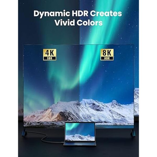 UGREEN Cable HDMI 2.1 8K 48Gbps 6.6FT Ultra Alta Velocidad_4