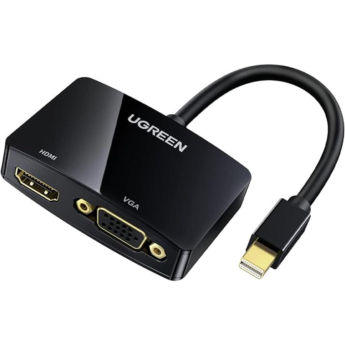 UGREEN Adaptador Mini DisplayPort a HDMI VGA adaptador 4K