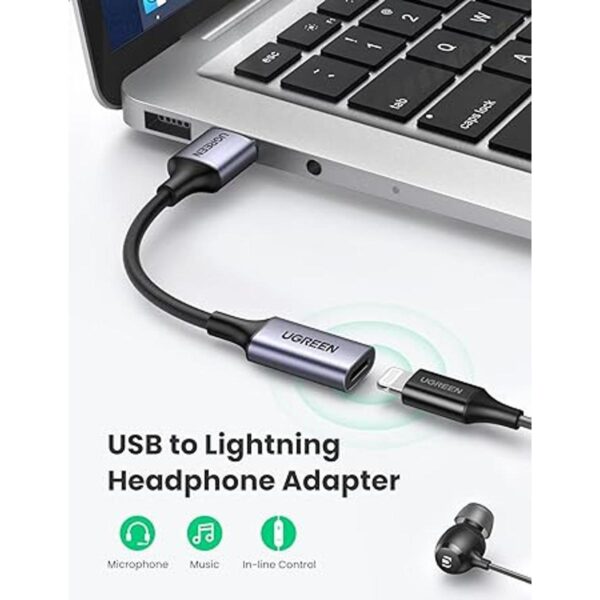 UGREEN USB A a Lightning Audio Cable adaptador USB 3.0_2