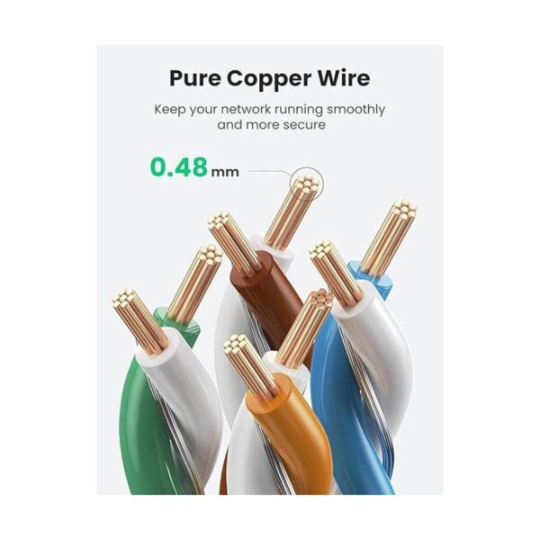 UGREEN Cable Ethernet Cat 8 de 10 pies plano de alta_6