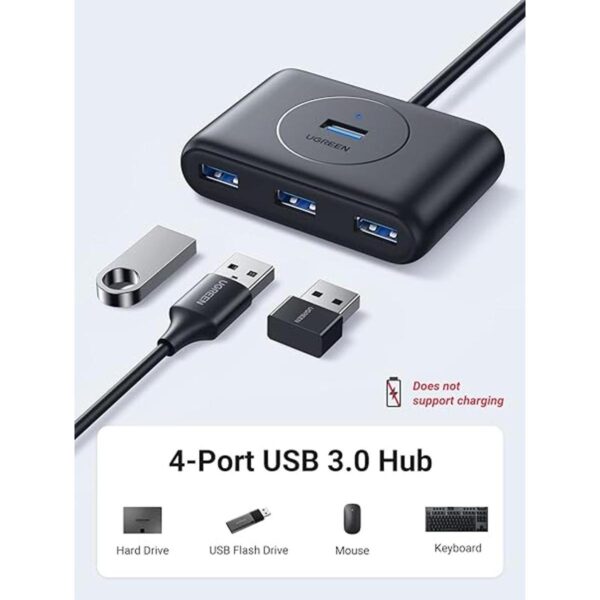 UGREEN Hub USB 3.0 concentrador USB de 4 puertos con_3