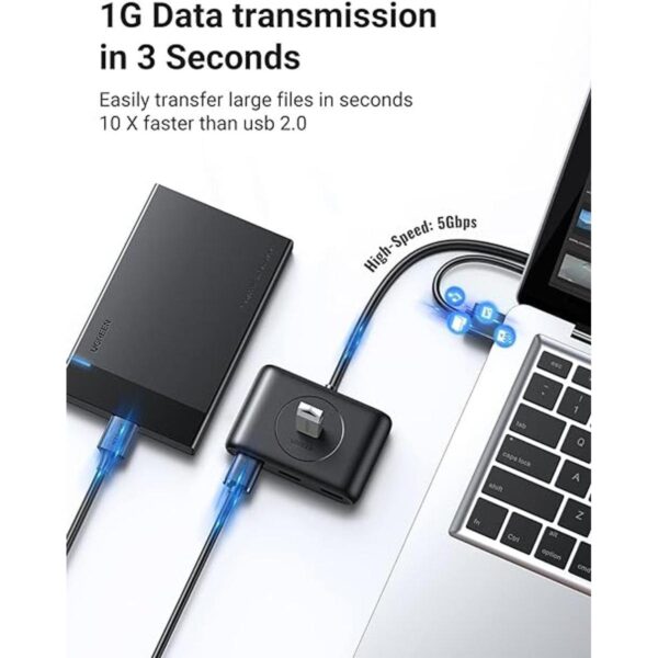 UGREEN Hub USB 3.0 concentrador USB de 4 puertos con_2