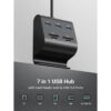 UGREEN Lector de tarjetas USB 3.0 Hub 3 puertos con_2