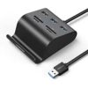 UGREEN Lector de tarjetas USB 3.0 Hub 3 puertos con_1