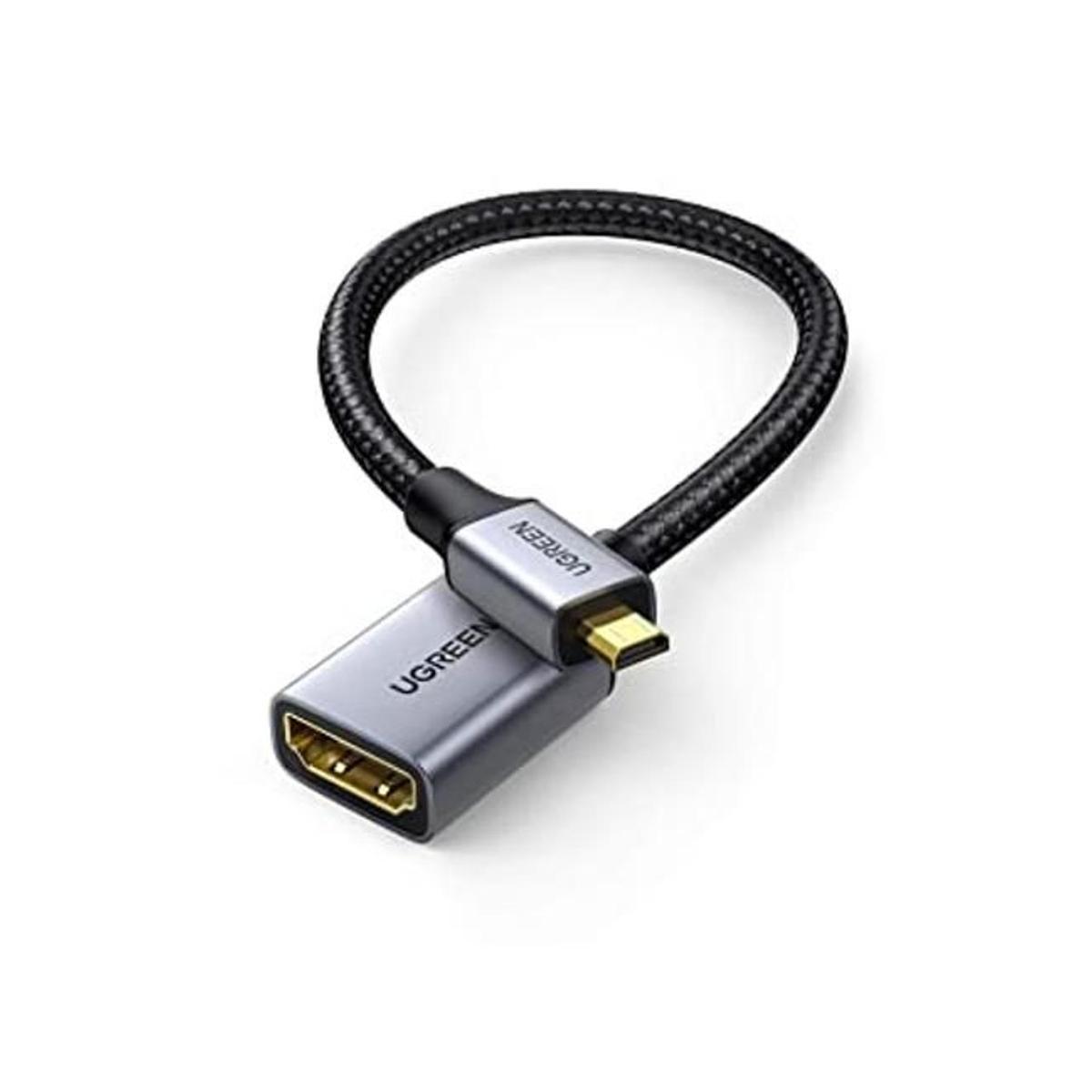 UGREEN Adaptador micro HDMI a HDMI cable portátil de