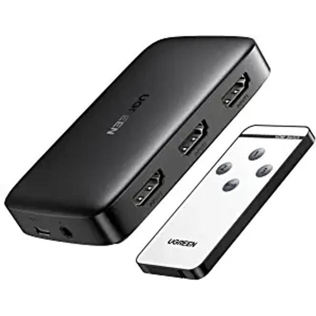 UGREEN Interruptor HDMI 3 en 1 salida HDMI 4K interruptor