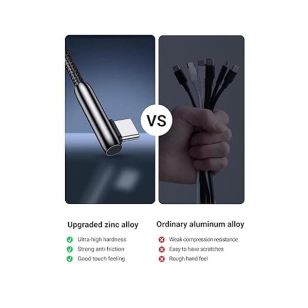 UGREEN Cable USB C de aleación de zinc en ángulo recto_3