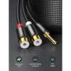 UGREEN Cable RCA a auxiliar de 0.138 in macho a 2RCA_4