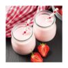Ufrount Botellas decorativas de vidrio pequeñas con tapas