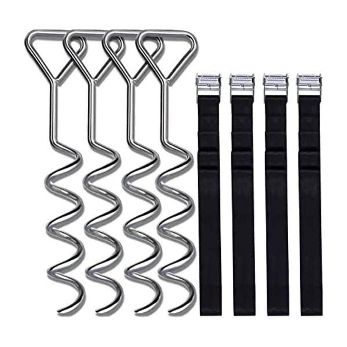 Uekars Estacas para trampolín kit de anclaje para