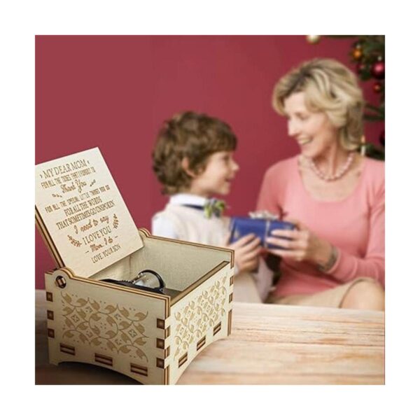 Caja de música con melodía You are My Sunshine para mamá_5