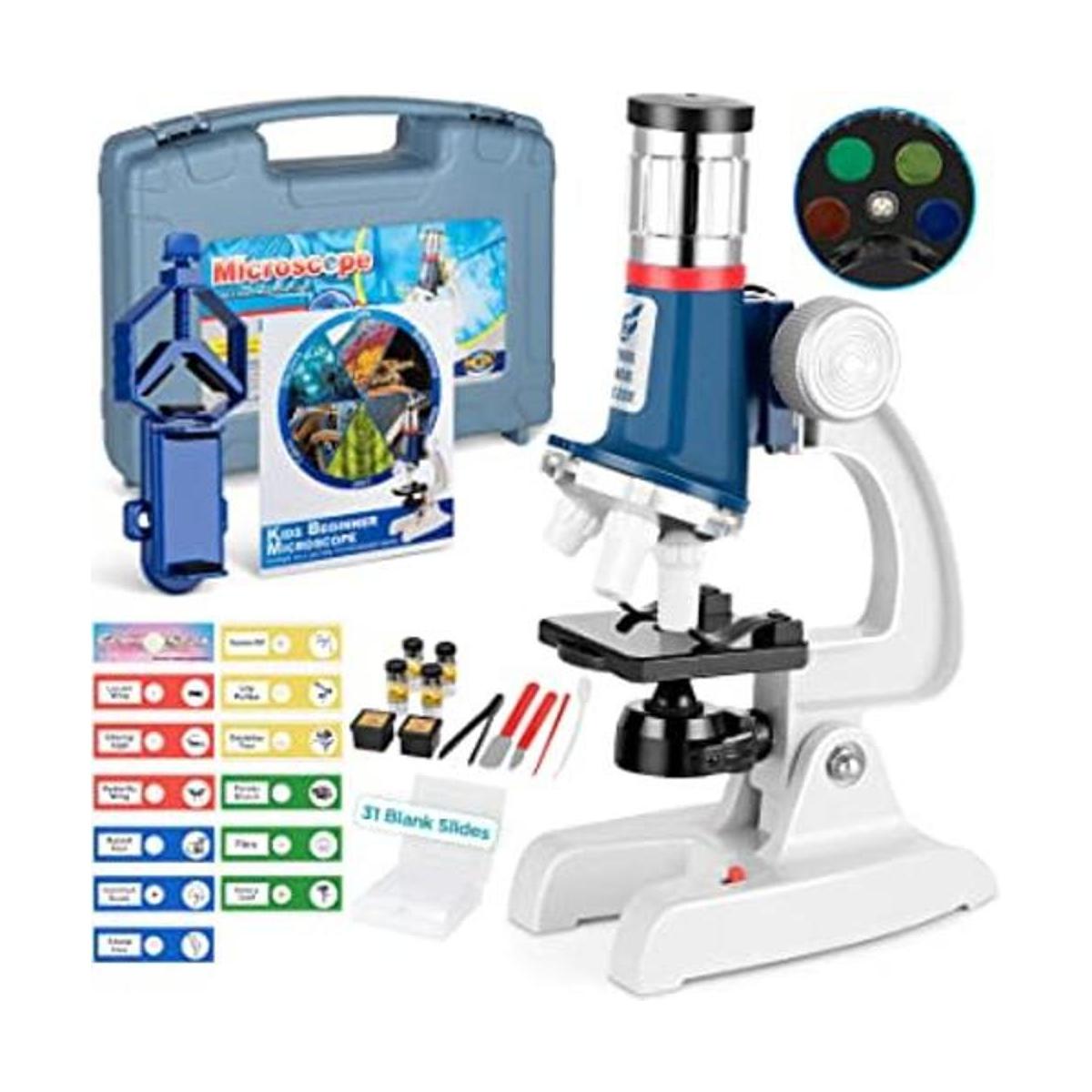 Kit de 58 piezas de microscopio para niños 57 812