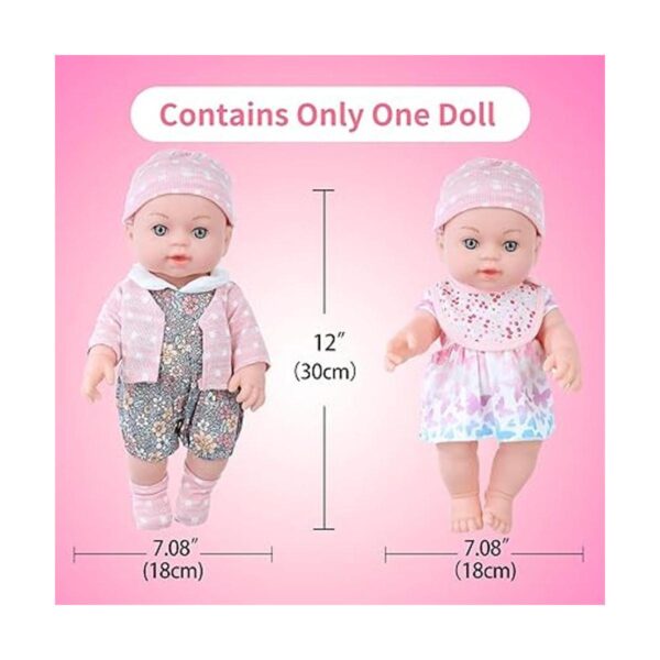 UZIDBTO Juego de muñecas de bebé realistas muñeca de bebé_5