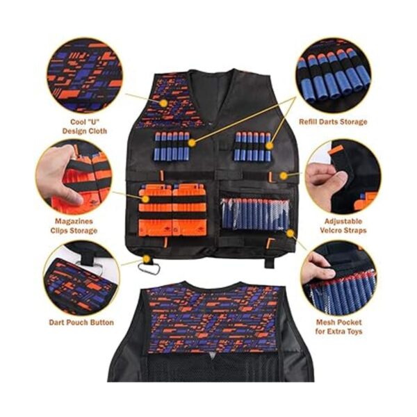 Uwantme Kit de chaleco táctico para s Nerf de la serie_2