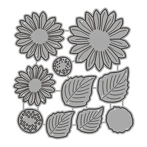 Juego de troqueles de metal de girasoles juego de_1