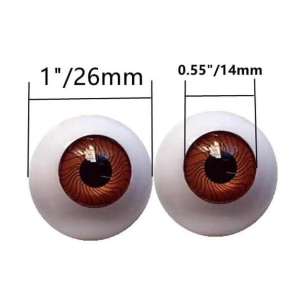 DoubleWood Ojos de Halloween 4 pares de 4 colores 1.024 in