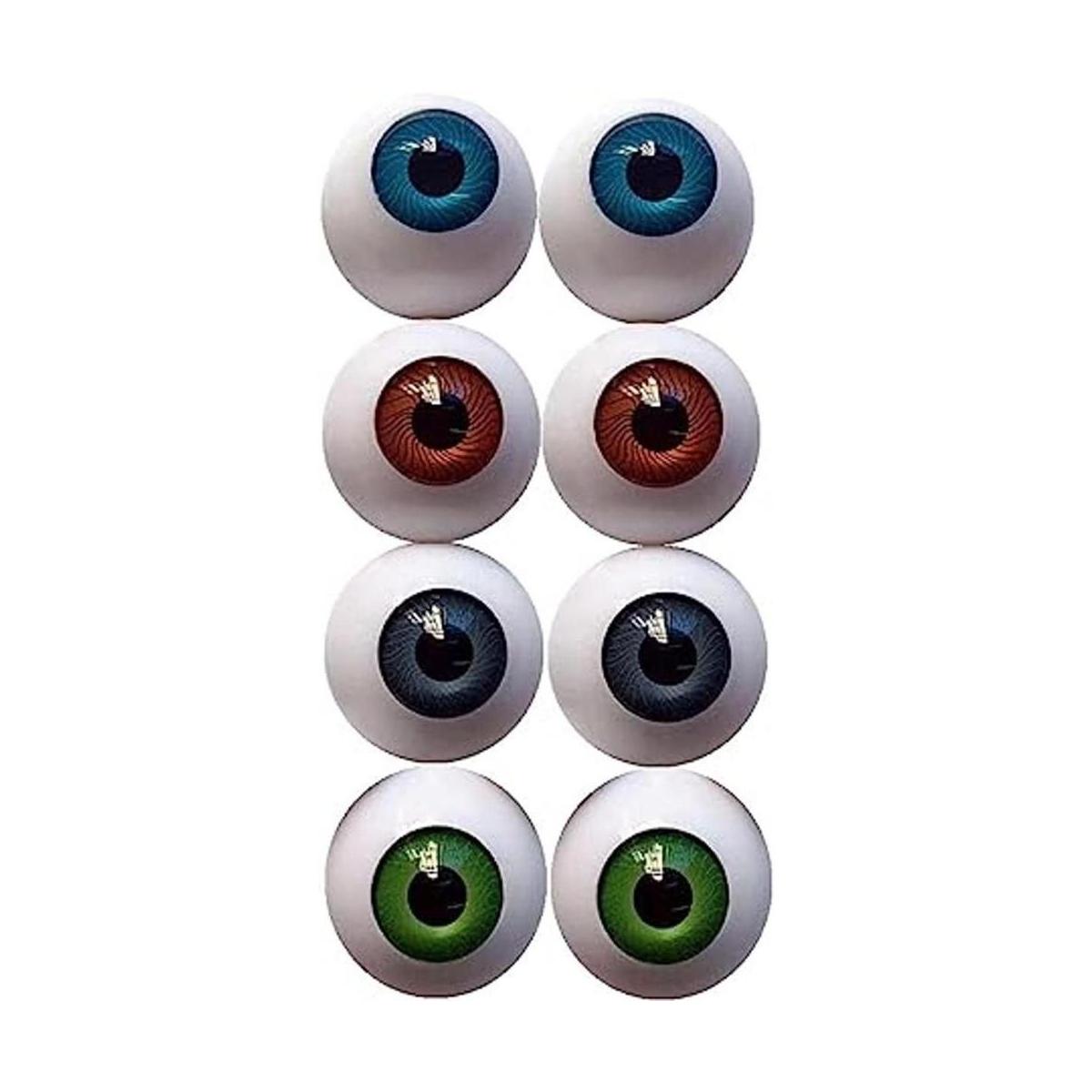 DoubleWood Ojos de Halloween 4 pares de 4 colores 1.024 in