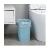 Basurero pequeño de plástico cesta de basura para baños_2