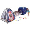 UTEX Carpa con túneles para niños niñas y bebés. Casa de_1