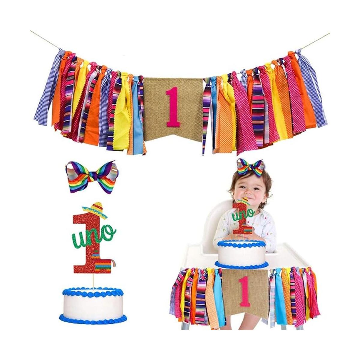 UTOPP Fiesta Banner para fiesta de primer cumpleaños