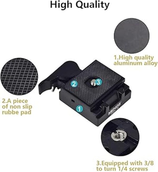 UTEBIT Placa de liberación rápida 323 RC2 compatible con_6