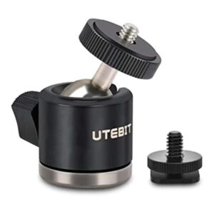 UTEBIT Cabezal de bola con adaptador de montaje de cámara_1