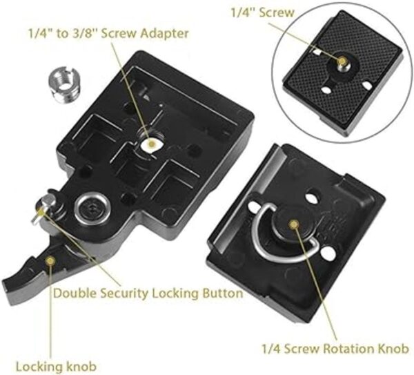 UTEBIT Placa de liberación rápida 323 RC2 compatible con_2
