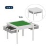 UTEX Mesa de juegos 2 en 1 para niños con cajones de_5