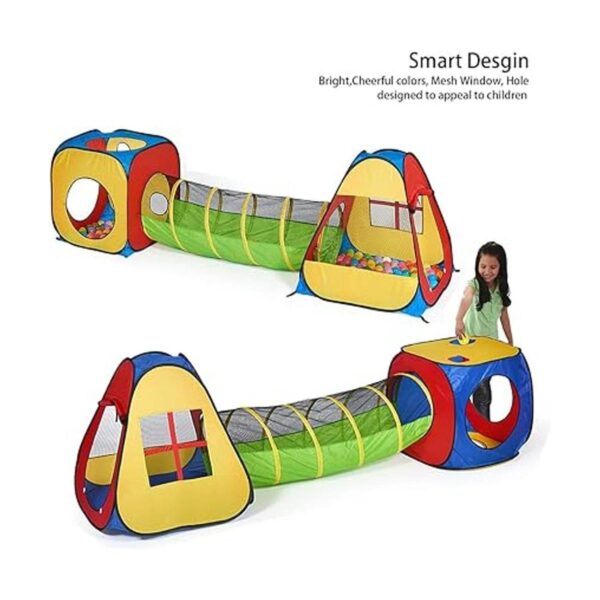 Utex 3 en 1 Tienda de campaña inflable con túnel y piscina_2