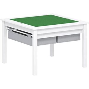UTEX Mesa de juegos 2 en 1 para niños con cajones de_1