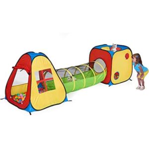 Utex 3 en 1 Tienda de campaña inflable con túnel y piscina_1