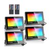Ustellar Paquete de 4 luces LED RGB de 25 W que cambian de_1