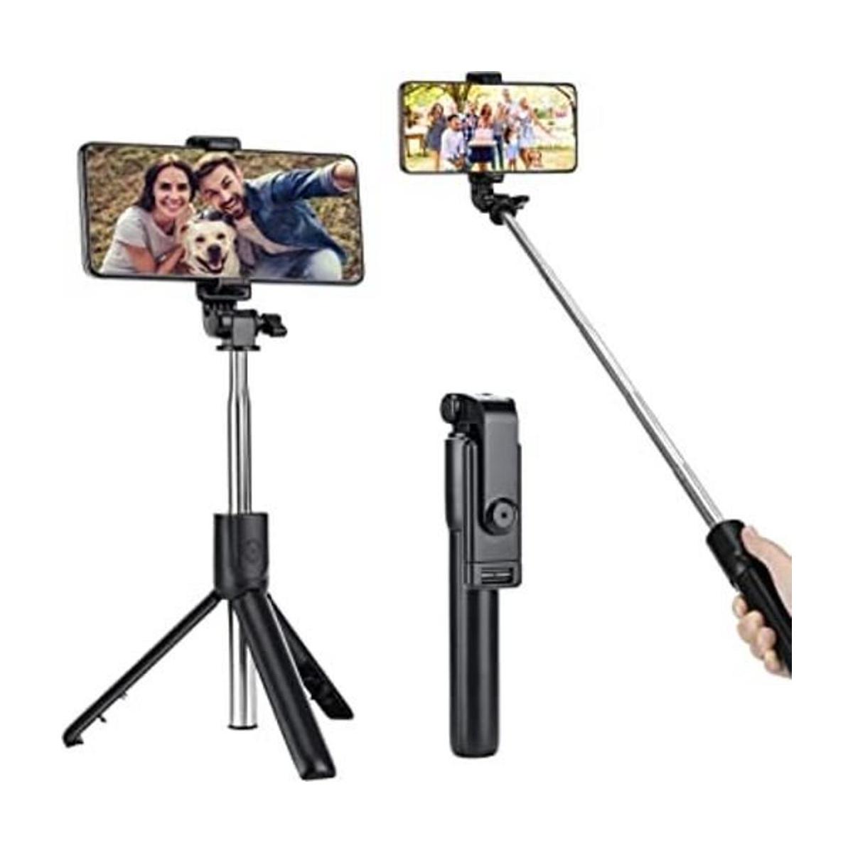 USTINE Portable Selfie Stick Tripod with Wireless Remote