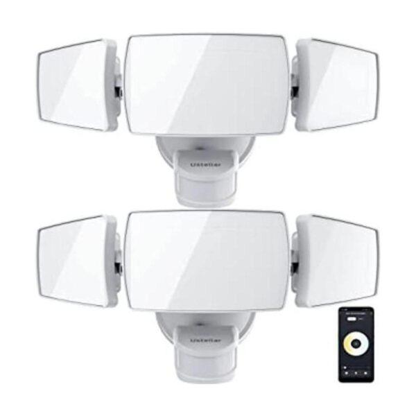 Ustellar Paquete de 2 luces de seguridad LED inteligentes_1