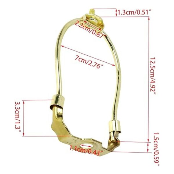UTALIND Accesorio de arpa de 5 pulgadas para lámparas de