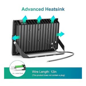 Ustellar Paquete de 3 luces LED de inundación de 80 W para_3