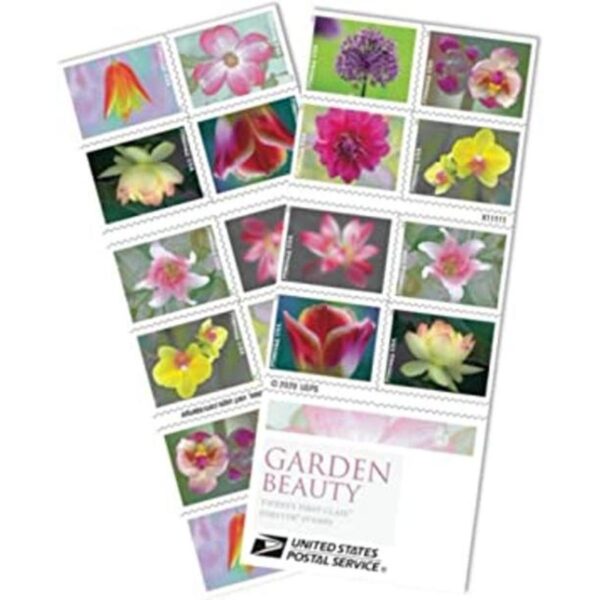 USPS Garden Beauty Forever Sellos postales de 20_1