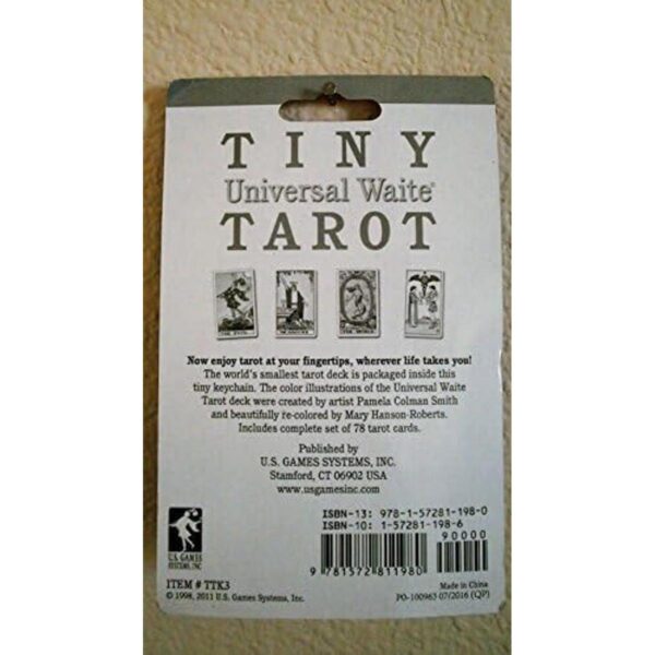 Pequeñas cartas de tarot Llavero_2