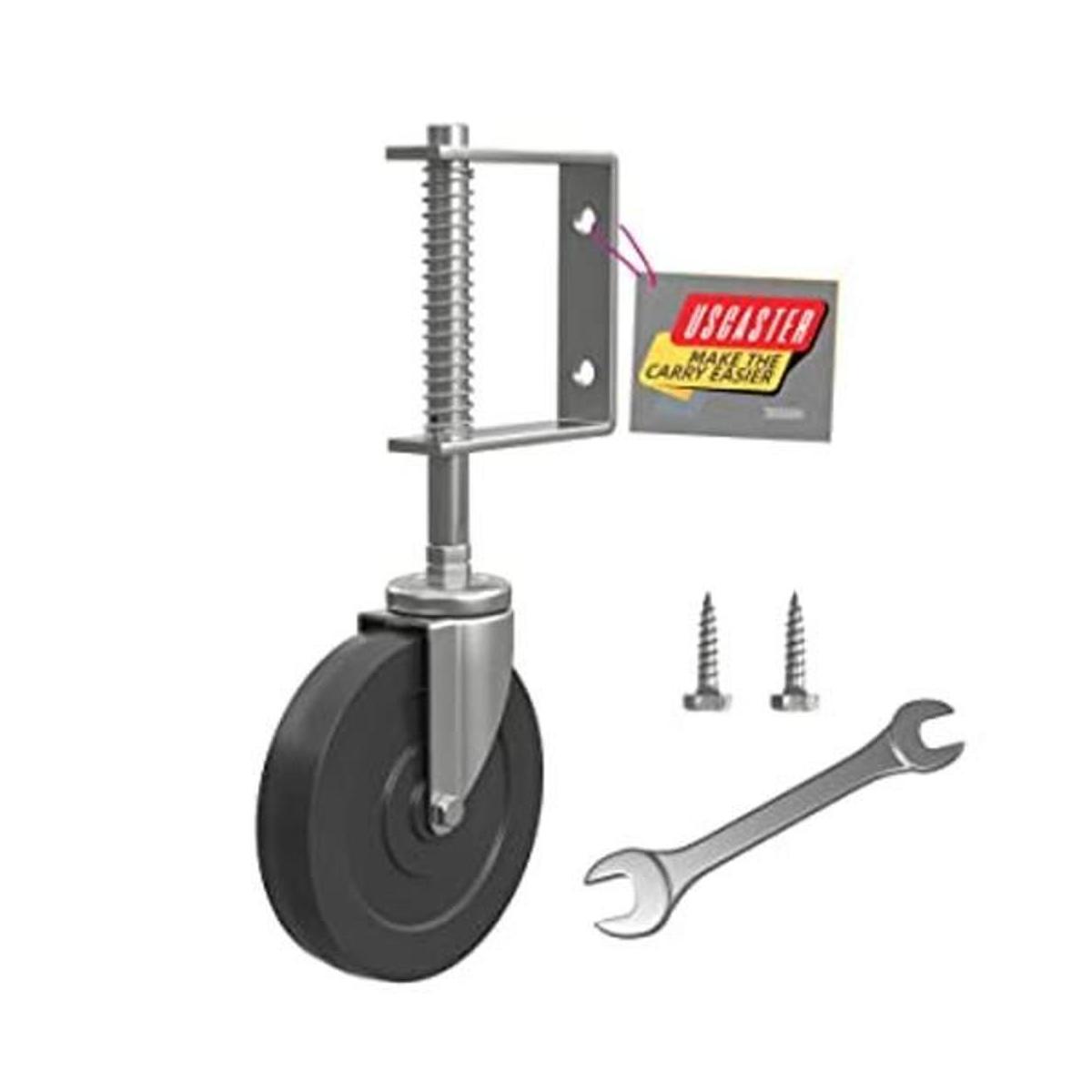 Uscaster Rueda de puerta de 5 pulgadas para puerta de