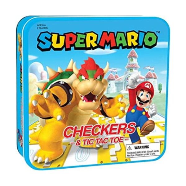 USAOPOLY Super Mario Checkers TicTacToe Juego de_1
