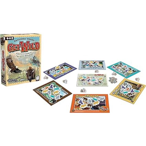 Parques Nacionales USAOPOLY Get Wild Juego de dados de_2