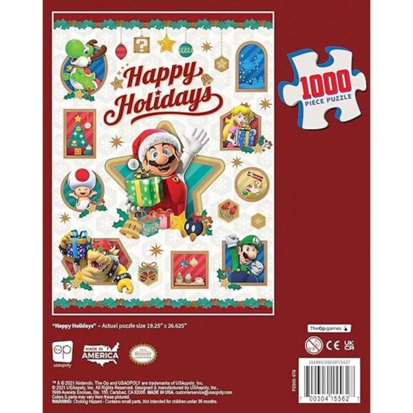 Rompecabezas de 1000 piezas de Super Mario Happy_6
