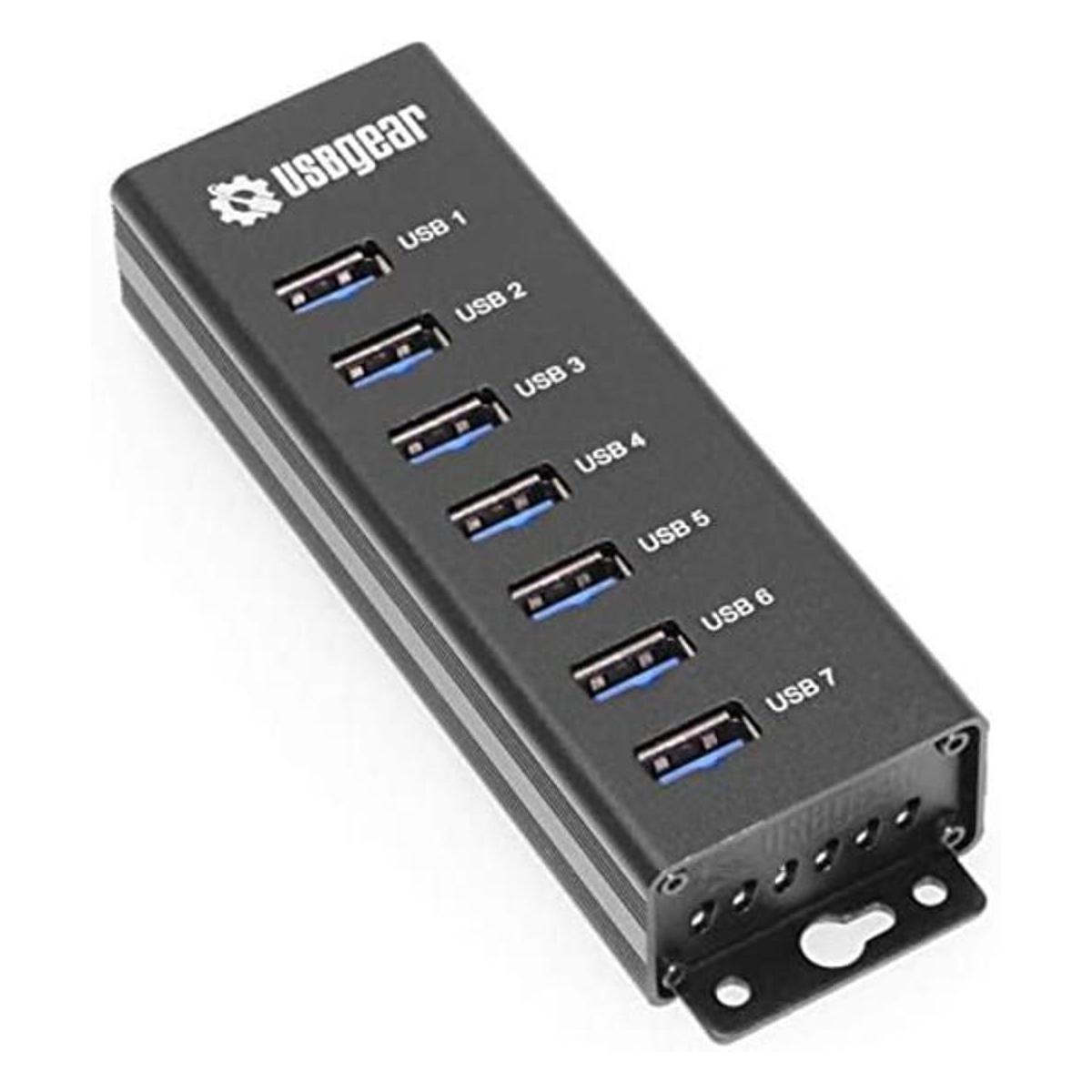 USB Gear 7 puertos USB 3.0 carga y concentrador de datos