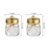 SheeChung Mason Jar Tarros de boticario de baño soporte
