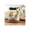 SheeChung Mason Jar Tarros de boticario de baño soporte