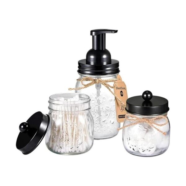 Juego de accesorios de baño Mason Jar Dispensador de