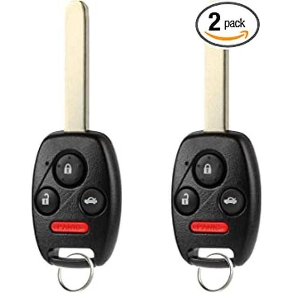 Juego de 2 llaves compatibles con Honda AccordPilot 2008