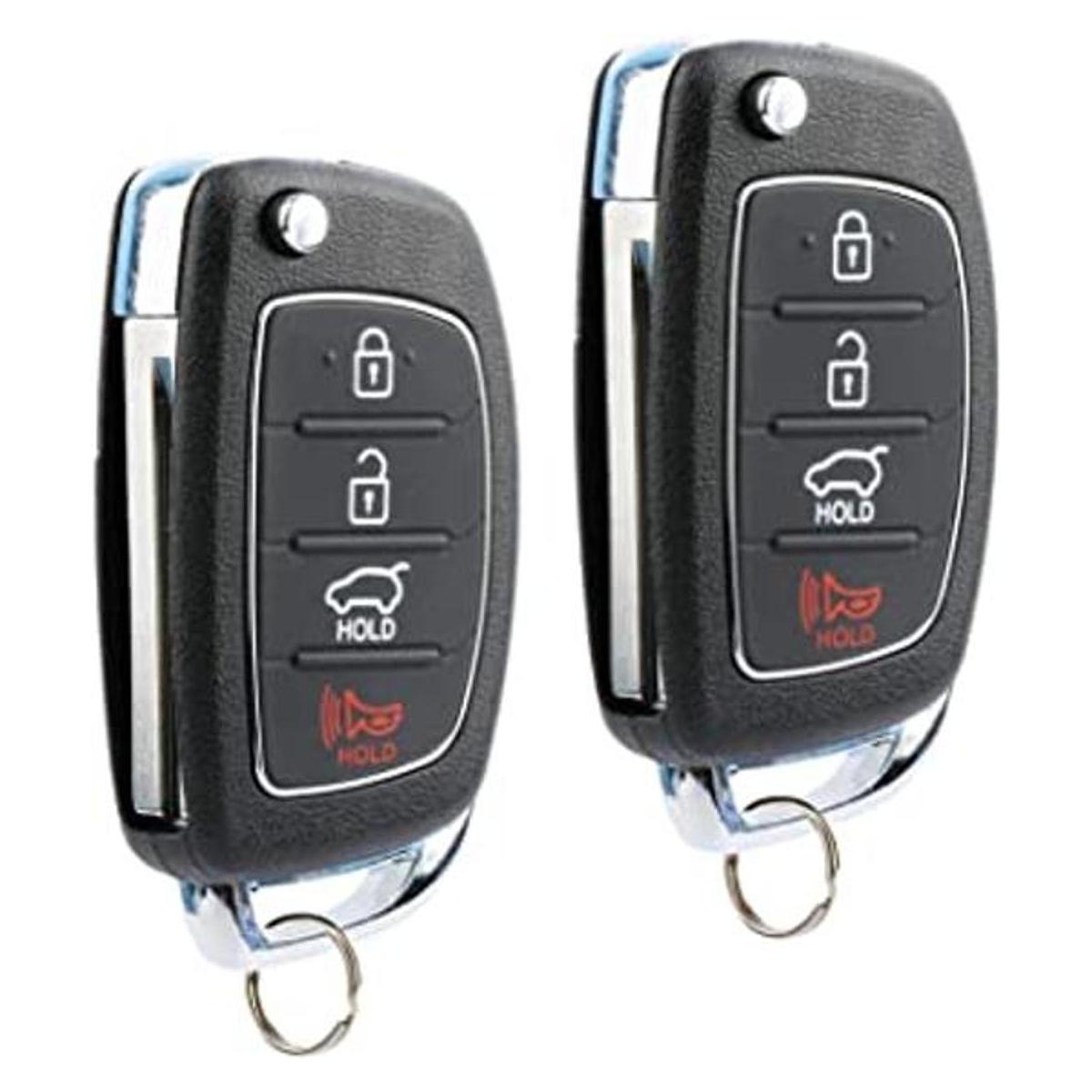 Llave abatible compatible con Hyundai Santa Fe 20132015
